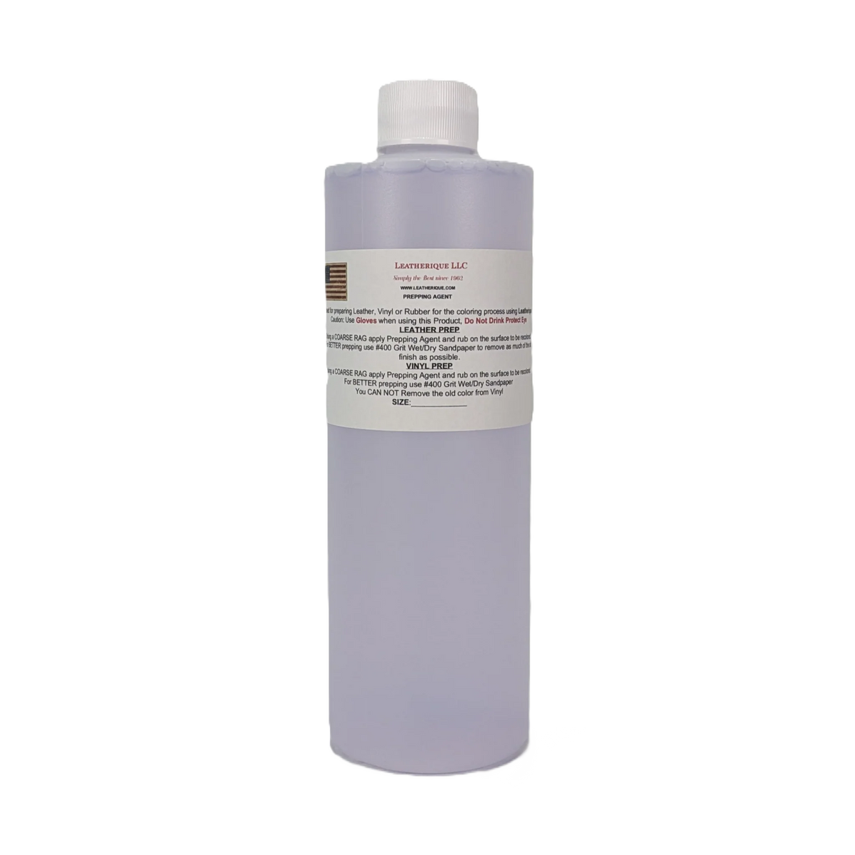 Leather dye application prepping agent 16 oz