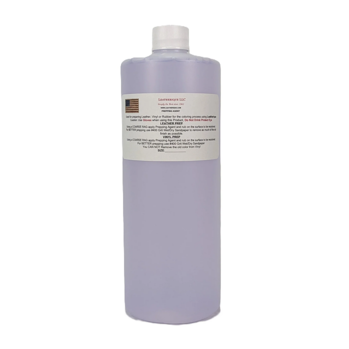 Leather dye application prepping agent 32 ounce